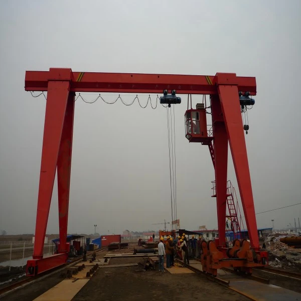Grua pòrtic plegable
